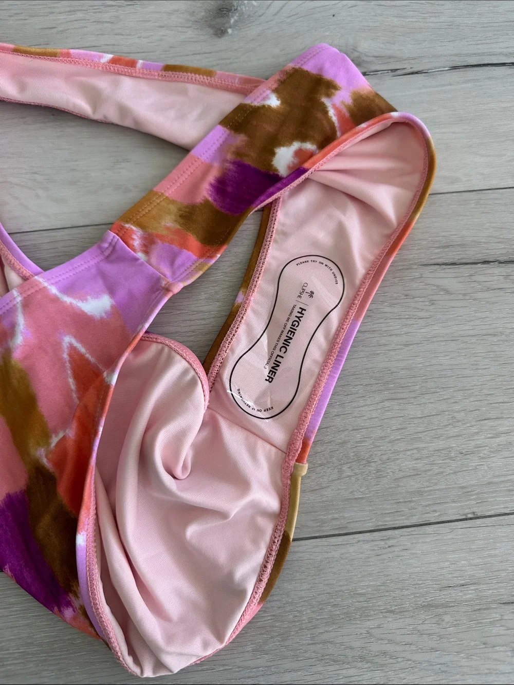 Cupshe JOJO Summer Rhythm Bikini Bottom Multi Size L NWT IN PACKAGE